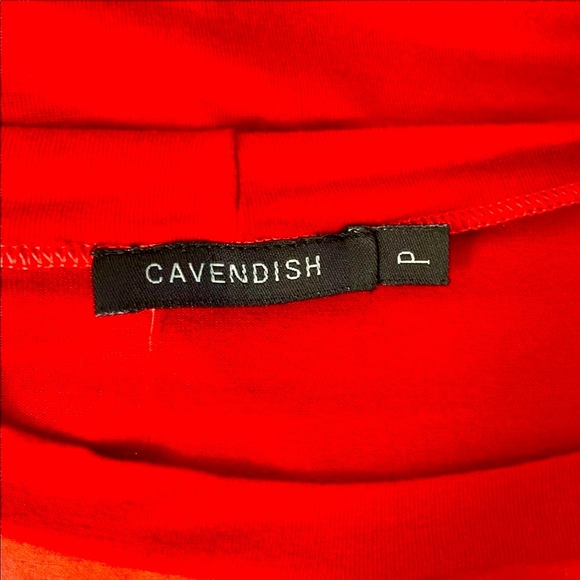 Cavendish Short Sleeves Red Blouse - Picture 4 of 4
